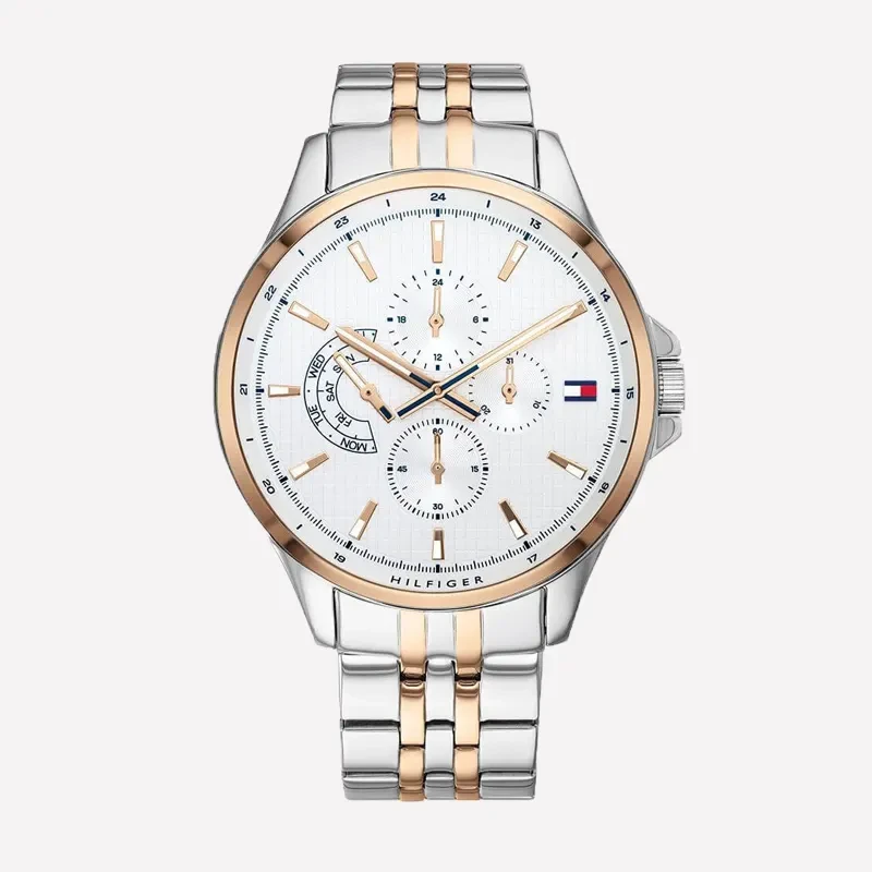 Tommy Hilfiger Shawn White Dial Chronograph Men's Watch- 1791617